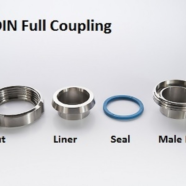 Din Unions for Metric Tube