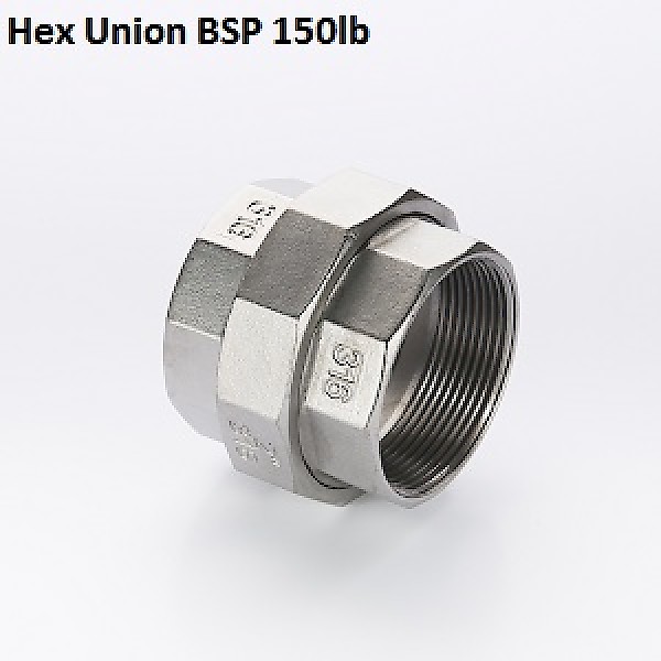 BSP Hex Union Conical F-F