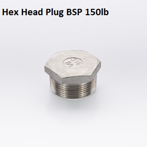 1/2-14 Male BSPP Midland 9522-H-8 Steel Hollow Hex Plug 