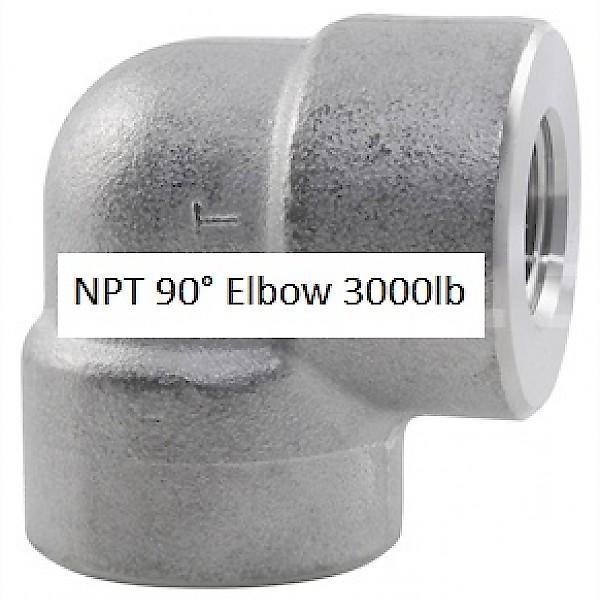 NPT 90° Elbow 3000lb