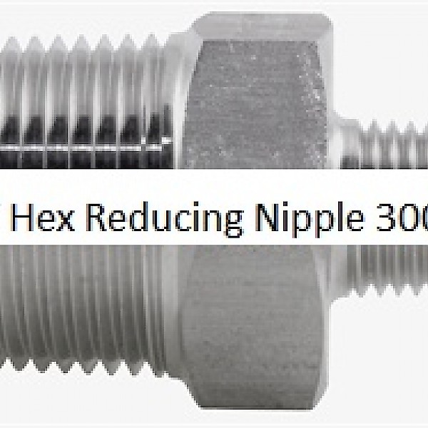 NPT Hex Reducing Nipple 3000lb